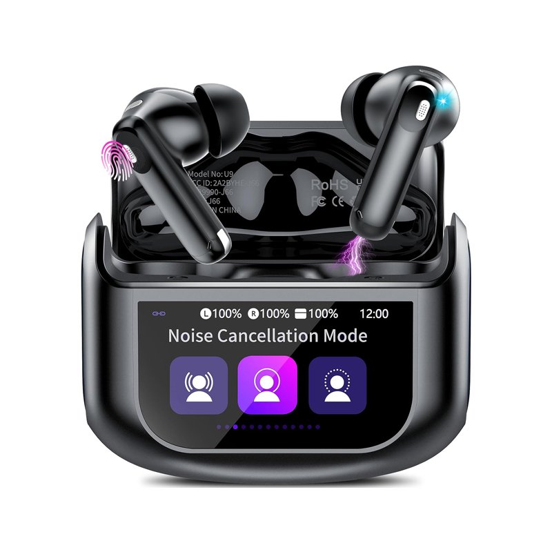 Wireless Earbuds with Display